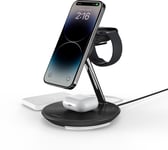 SwitchEasy Power Station Magnetic Wireless Charging Stand - Svart