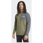 adidas Terrex Multi Climacool 1/2 Zip Long Sleeve Tee, storlek X-Small