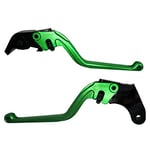 ACCOSSATO Paire de leviers verts pour Aprilia Rsv RR Racer Pack de 2015 à 2015 (CC 1000)