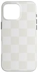 Coque pour iPhone 16 Pro Max GRAND DAMIER ÉCHIQUIER CLASSIQUE DESIGN LUXE FEMMES HOMMES