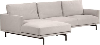 Galene, Chaiselong sofa, Venstrevendt, beige, H94x314x166 cm, polstret