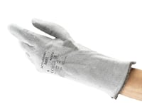 Ansell ActivArmr 42-474 Gants de Travail Thermorésistants, Résistance à la Chaleur et Protection Anti-Coupure Élevées, Gants de Manutention, Bricolage, Chantier, Taille L (1 Paire)