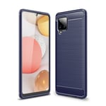 Samsung Galaxy A42      Carbon Fibre Case    Navy