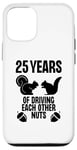 Coque pour iPhone 13 Pro 25 ans à se rendre dingues, femme, mari, mariage