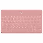 Clavier Logitech Keys-To-Go Rose Espagnol Qwerty