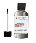 Alloy Wheel Repair Touch up Paint KIT Curbing Scratch CHIP Silver Black Gold (Satin Silver 791 Mercedes)