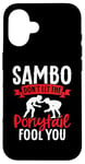 iPhone 16 Sambo Girl Female Wrestler Training Sambo Wrestling Case