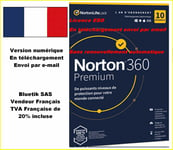 Sans CB - NORTON 360 PREMIUM 2024 ESD 10 Appareils 1 AN 75GB CLOUD - par email