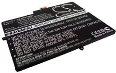 Kompatibelt med HP TouchPad 10, 3.7V, 6000 mAh