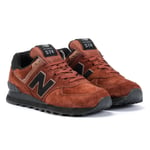 New Balance 574 Suede Brown Trainers