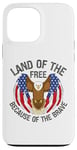 Coque pour iPhone 13 Pro Max USA Eagle Land of the Free à cause du Brave Memorial