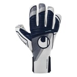 Uhlsport Målvaktshandske Supergrip+ HN - Vit/Navy, storlek 12