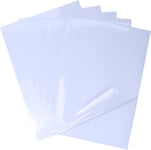 25 Feuilles 210x297 Mm De Papier Autocollant Transparent Imprimable 100% Clear Étanche Pour Imprimante À Jet D'encre/Laser