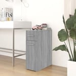 Maisonchic - Armoire de rangement, Armoire apothicaire sonoma gris 20x45,5x60 cm bois d'ingénierie pks46953