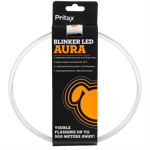 Blinkende krage LED Aura, 8 mm, 35-60 cm, oransje - Hund - Tur med Hunden - Refleks og lykter - Pritax