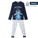 Pyjamas Stitch Blå (Vuxna) - L