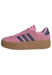 adidas Femme VL Court Bold Shoes Chaussures, Bliss Pink/Dark Blue/Gold Metallic, 42 2/3 EU