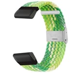 Flätat klockarmband Garmin D2 Charlie - Gradient green