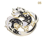 Dragon Birds Djur Pin Lapel Metal Presents Ryggsäck Hat Brosch 5