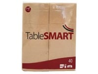 Serviet Tablesmart 40X32cm Airlaid Til Bestik Natur,40 Stk/Pk