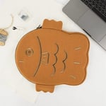 Tabletin säilytyspussi Söpö Taiyaki Ulkonäkö Tablettilaukku Iskunkestävä Pehmeä Puuvillainen Tabletin Suojakotelo 13 tuumalle