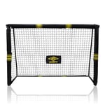 Umbro Cage de Foot - But de Foot Enfant 300 x 200 x 120 cm - Kit Entrainement Football pour Enfants et Adultes - Cage Foot Exterieur et Interieur - Montage Rapide - Noir/Jaune