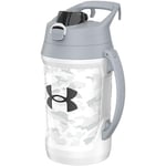 Under Armour Sports Water Jug, 64oz Insulated Water Bottle w/Handle, Half Gallon, Fence Hook, Leak Resistant, Baseball, Football & More