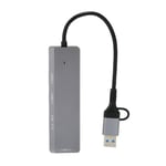 USB-hub 5 Gbps Hög Hastighet Lagringskort Minneskortläsare USB 3.0 Splitter för Telefon PC Laptop Skrivare Tangentbord Mus