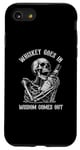 Coque pour iPhone SE (2020) / 7 / 8 Skelett mit Whiskey Le whisky va dans la sagesse sort