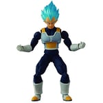 BANDAI Dragon Ball Evolve Anime Figure Anime Gifts And Anime Merch From Dragon Ball Manga And Anime Vegeta, Blue Vegeta, 12.5 cm