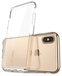 SUPCASE Unicorn Beetle Style Series Coque de Protection Hybride Transparente pour Apple iPhone XS Max 6,5" (Version 2018), Transparent