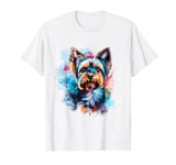 Colorful Yorkshire Terrier T-Shirt