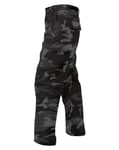 Rothco BDU Byxor (Black Camo, Small / 27"-31") 27"-31" Black Camo