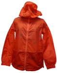 Joules Meadley Red Dog Packaway Jacket Hooded Waterproof Mac Coat Women 6 New