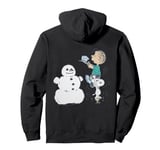 Peanuts Xmas Snoopy Woodstock Linus Snowman Vintage 80s 90s Pullover Hoodie