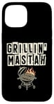 Coque pour iPhone 15 Grillin' Mastah Griller Grill Grill Cook BBQ Grill Grill Barbecue