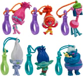 Les Trolls Set 6 Figurine Porte-Clé Originaux Décoration Gâteau cake topper