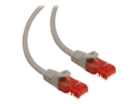 Maclean Mctv-301 S - Patch-Kabel - Rj-45 (Hane) Till Rj-45 (Hane) - 1 M - Utp - Cat 6 - Hakfri, Utomhus, Inomhus, Formpressad - Grå