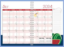 House of Doolittle 2024-2025 Academic Seasonal Monthly Planner, July - June, 7 x 10 Inches (HOD239508-25)