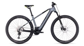 Vtt electrique semi rigide cube reaction hybrid pro 625 shimano deore 11v 625 wh 27 5   gris flash 2024