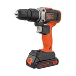 Black & Decker BCD003C2K-QW Slagskruetrækkere med batteri og oplader