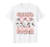 Girls Halloween Ghost Kids Ghoul Power Retro Toddlers T-Shirt