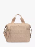 Storksak Seashell Organic Cotton Changing Bag, Sand/Cream