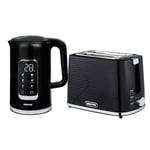 GEEPAS 1.7L Digital Electric Kettle & 2 Slice Bread Toaster Combo Set