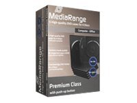 Mediarange Retail Pack 4Er-Dvd-Box - Lagring - Dvd-Fodral - Kapacitet: 4 Cd/Dvd (Paket Om 5)