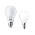 Philips - Pærer LED til 1x 806lm E27 + 1x 250lm E14