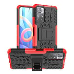 Xiaomi Poco M4 Pro 5G Heavy Duty Case Red