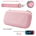 Rose Pour Commutateur-Sacoche mignonne rose Sakura pour Nintendo Switch Lite, housse portable en poudres