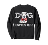 Soft Dog Catcher Costume Dalmatian Dog Lover Easy Family Sweatshirt