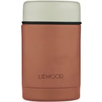 Liewood Nadja food jar 250 ml - Cat tuscany rose